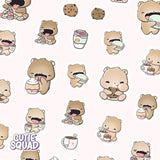 Stickersheet CutieSquad - Bear Cafe - 2 - CutieSquad - Tidformera