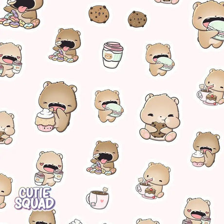 Stickersheet CutieSquad - Bear Cafe - 2 - CutieSquad - Tidformera