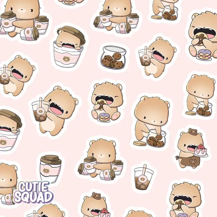 Stickersheet CutieSquad - Bear - ista - 2 - CutieSquad - Tidformera