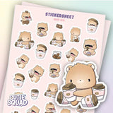 Stickersheet CutieSquad - Bear - ista - 1 - CutieSquad - Tidformera