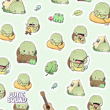 Stickersheet CutieSquad - Camping Turtles - 2 - CutieSquad - Tidformera