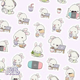 Stickersheet CutieSquad - Cozy Bunnies - 2 - CutieSquad - Tidformera