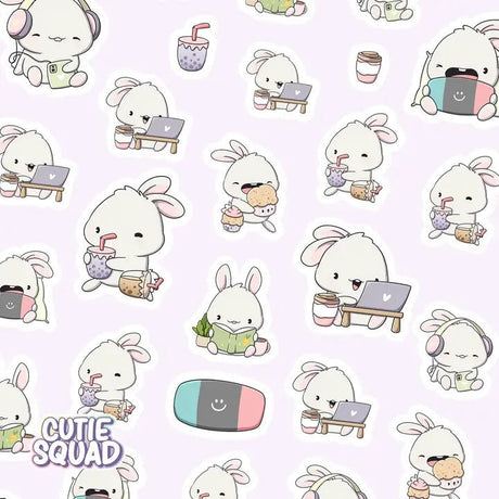 Stickersheet CutieSquad - Cozy Bunnies - 2 - CutieSquad - Tidformera