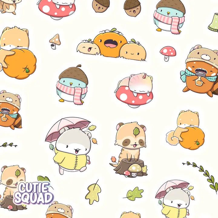 Stickersheet CutieSquad - Cozy Forest - 2 - CutieSquad - Tidformera