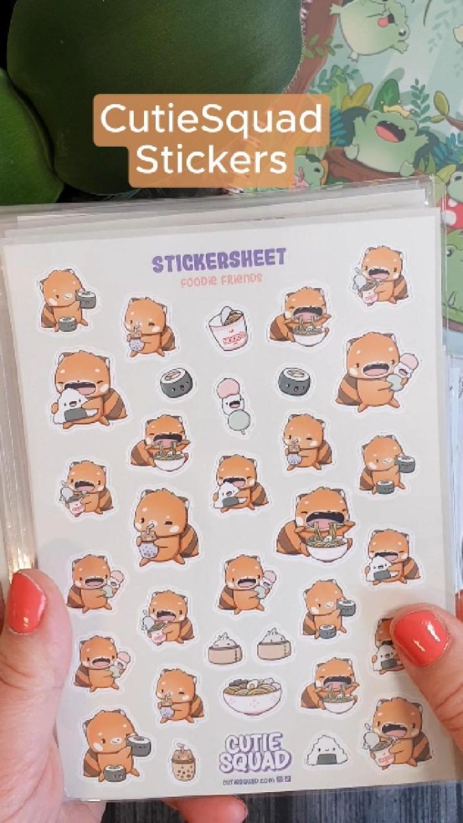Stickersheet CutieSquad - Cozy Nut Club - 3 - CutieSquad - Tidformera