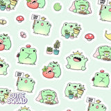 Stickersheet CutieSquad - Cute Froggies - 2 - CutieSquad - Tidformera