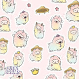 Stickersheet CutieSquad - Fancy Llama - 2 - CutieSquad - Tidformera