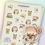Stickersheet CutieSquad - Forest Walk - 1 - CutieSquad - Tidformera