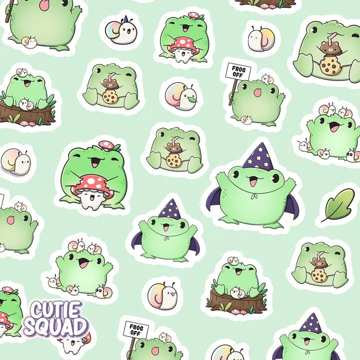 Stickersheet CutieSquad - Frog Cult - 2 - CutieSquad - Tidformera