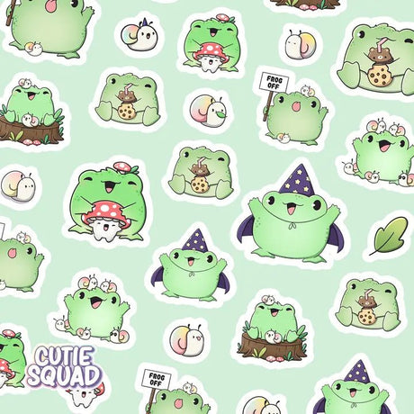 Stickersheet CutieSquad - Frog Cult - 2 - CutieSquad - Tidformera