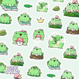 Stickersheet CutieSquad - Garden Frogs - 2 - CutieSquad - Tidformera