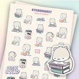 Stickersheet CutieSquad - Hamster Hobbies - 1 - CutieSquad - Tidformera