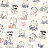 Stickersheet CutieSquad - Hamster Hobbies - 2 - CutieSquad - Tidformera