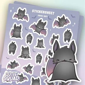 Stickersheet CutieSquad - Kawaii Bats - 1 - CutieSquad - Tidformera
