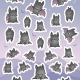 Stickersheet CutieSquad - Kawaii Bats - 2 - CutieSquad - Tidformera