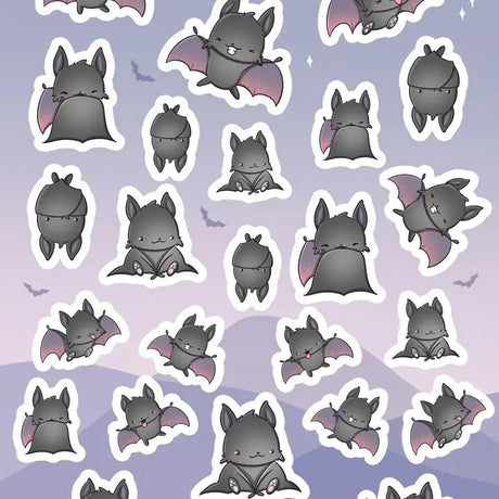 Stickersheet CutieSquad - Kawaii Bats - 2 - CutieSquad - Tidformera