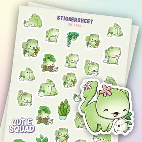 Stickersheet CutieSquad - Lily & Ruu - 1 - CutieSquad - Tidformera