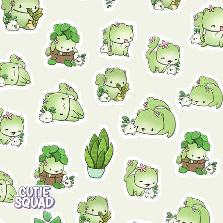 Stickersheet CutieSquad - Lily & Ruu - 2 - CutieSquad - Tidformera