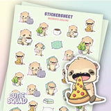 Stickersheet CutieSquad - Meerkats Chilling - 1 - CutieSquad - Tidformera