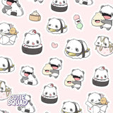 Stickersheet CutieSquad - Panda Platter - 2 - CutieSquad - Tidformera