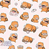 Stickersheet CutieSquad - Sakura Red Pandas - 2 - CutieSquad - Tidformera