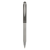 Grå penna i metall Telescopic Stylus Kulspetspenna från Zebra. Utdragen för att skriva med.  -  Tidformera