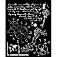 Thick Stencil 20 x 25 cm - Alterego - Key Numbers - 1 - Stamperia - Tidformera