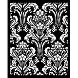 Thick Stencil 20 x 25 cm - Quiet Days - Baroque Tapestry - 2 - Stamperia - Tidformera
