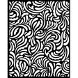 Thick Stencil 20 x 25 cm - Songs of the Sea - Texture - 1 - Stamperia - Tidformera
