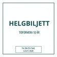 Pysselbiljett för hela helgen. 6-8 november för att fira Tidformera 10 år.