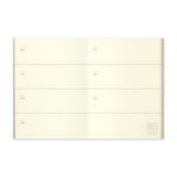 TN Passport Refill 007. Free Diary (Weekly) - 2 - Traveler's Company - Tidformera