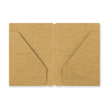 TN Passport Refill 010. Kraft Paper Folder - 4 - Traveler's Company - Tidformera