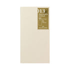 En förpackning med en creamfärgad refill i. På förpackning står 013. TN Regular Refill 013. Lightweight Paper.