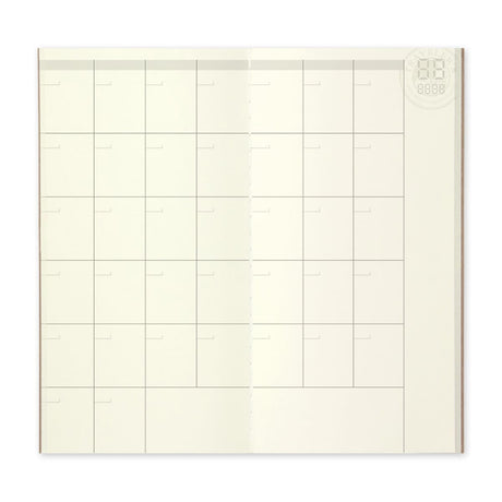 TN Regular Refill 017. Free Diary Monthly - 3 - Traveler's Company - Tidformera