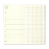 TN Regular Refill 019. Free Diary Weekly + Memo - 4 - Traveler's Company - Tidformera