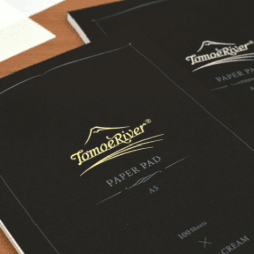 TomoeRiver Paper Pad A5 - Plain - Cream - 2 - Sakae TP - Tidformera