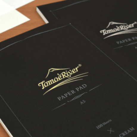 TomoeRiver Paper Pad A5 - Plain - Cream - 2 - Sakae TP - Tidformera