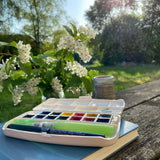 Transparent Watercolor Set 14 färger - 1 - ZIG Kuretake - Tidformera
