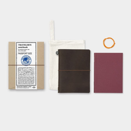 TRAVELER'S notebook Passport Leather Cover Brown - 1 - Traveler's Company - Tidformera