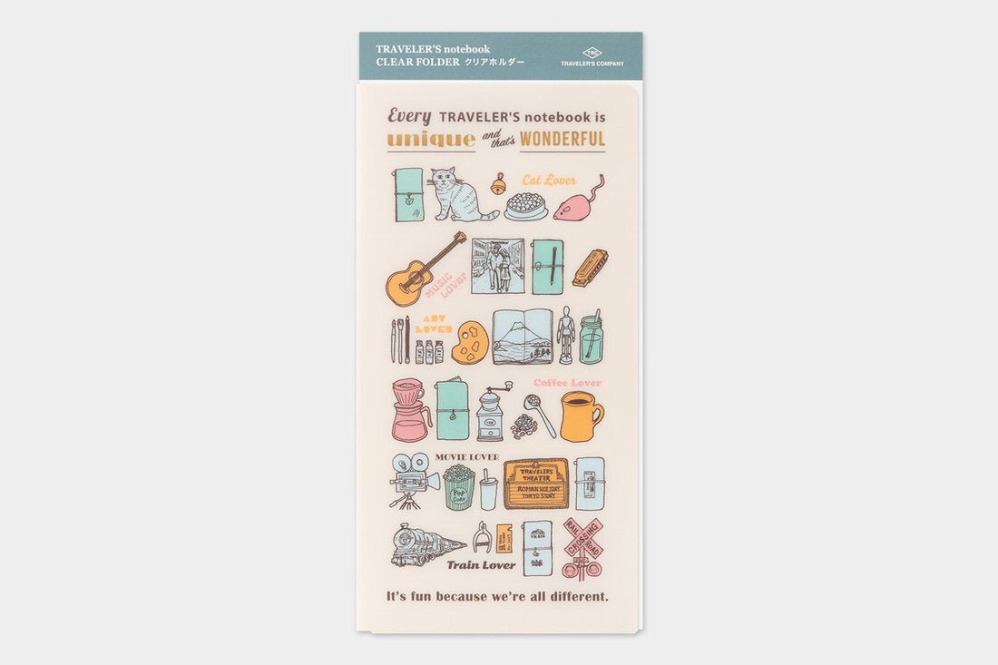 TRC 2027 Clear folder Regular size - 2 - Traveler's Company - Tidformera