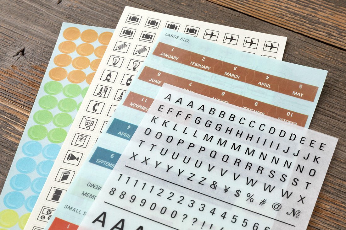 TRC 2027 Customized Sticker set - 7 - Traveler's Company - Tidformera
