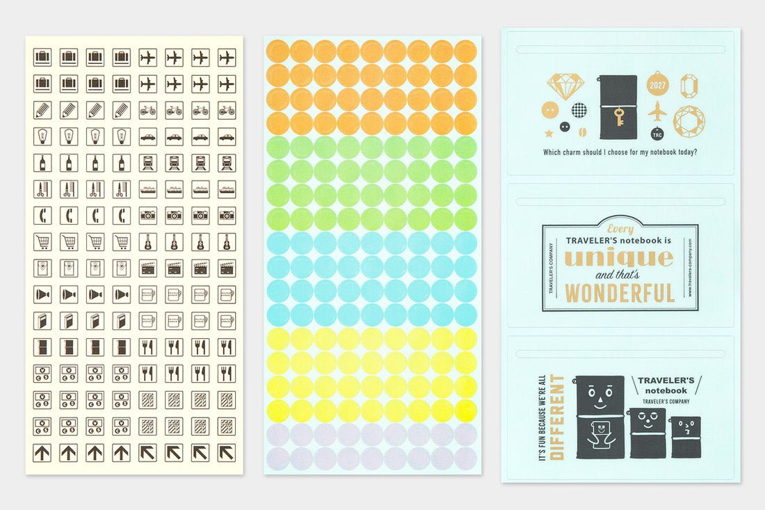 TRC 2027 Customized Sticker set - 5 - Traveler's Company - Tidformera