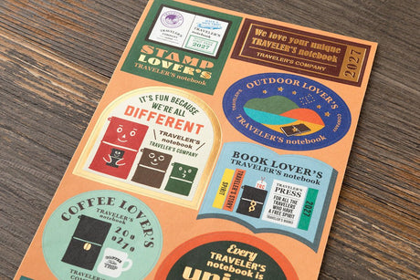 TRC 2027 Customized Sticker set - 3 - Traveler's Company - Tidformera