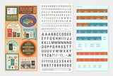 TRC 2027 Customized Sticker set - 4 - Traveler's Company - Tidformera
