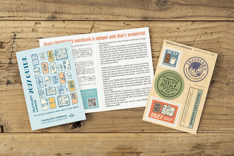 TRC 2027 Monthly Diary Passport size - 2 - Traveler's Company - Tidformera
