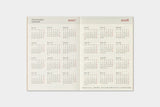 TRC 2027 Monthly Diary Passport size - 5 - Traveler's Company - Tidformera