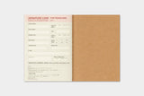 TRC 2027 Monthly Diary Passport size - 11 - Traveler's Company - Tidformera
