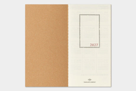 TRC 2027 Monthly Diary Regular size - 4 - Traveler's Company - Tidformera