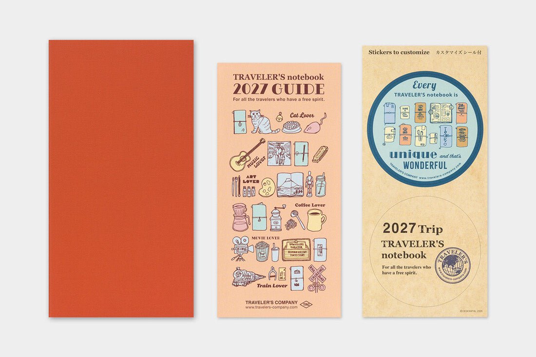 TRC 2027 Monthly Diary Regular size - 3 - Traveler's Company - Tidformera