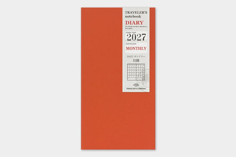 TRC 2027 Monthly Diary Regular size - 2 - Traveler's Company - Tidformera